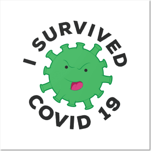 I SURVIVED COVID 19/20 Posters and Art